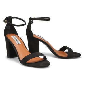 Steve Madden Black Dylann Sandals